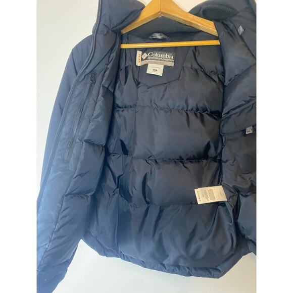 Columbia Women's Black Down Quilted Winter Parka Jacket Coat Size Small - Picture 15 of 16